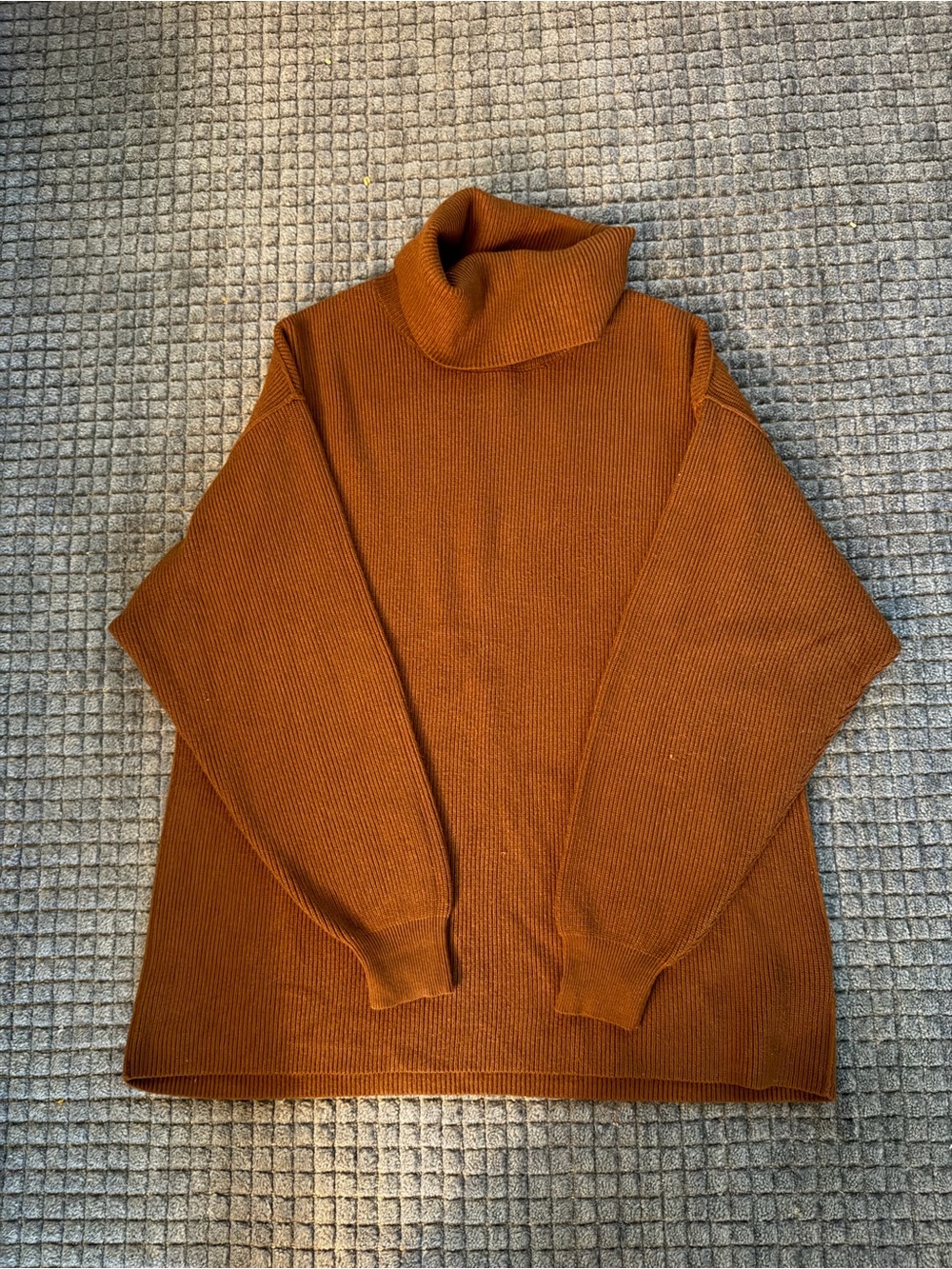 Free People Women's Cowl Neck Sweater - Rust